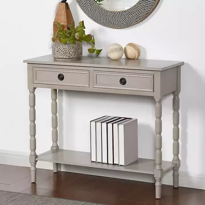 Flash Sale Light Wood 2-Drawer Barrett Console Table Console Tables