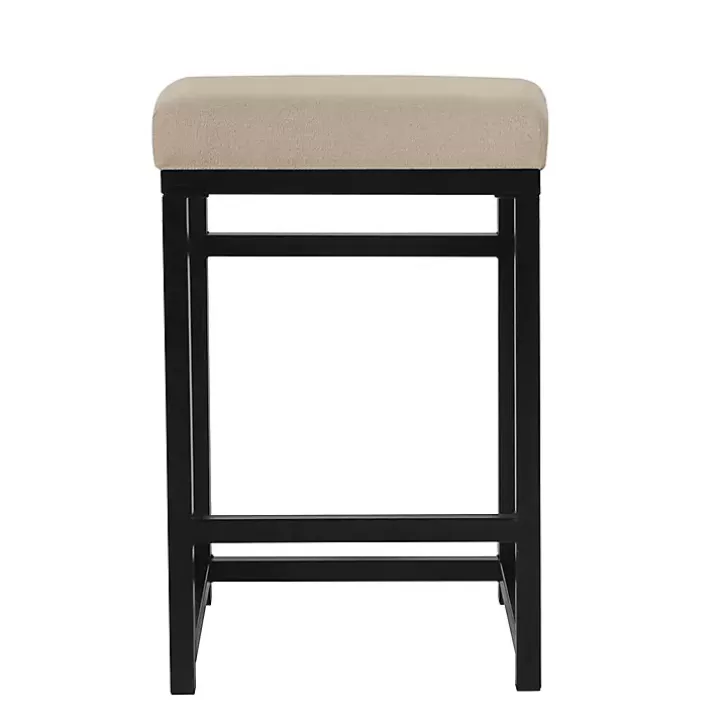 New Light Upholstered Counter Stool Bar Stools & Counter Height Stools