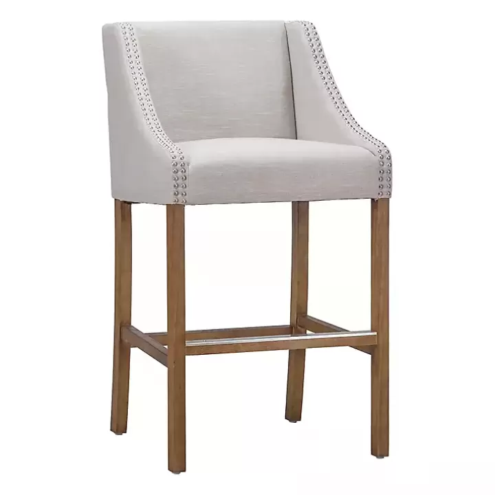 New Linen Castaic Barstool Bar Stools & Counter Height Stools