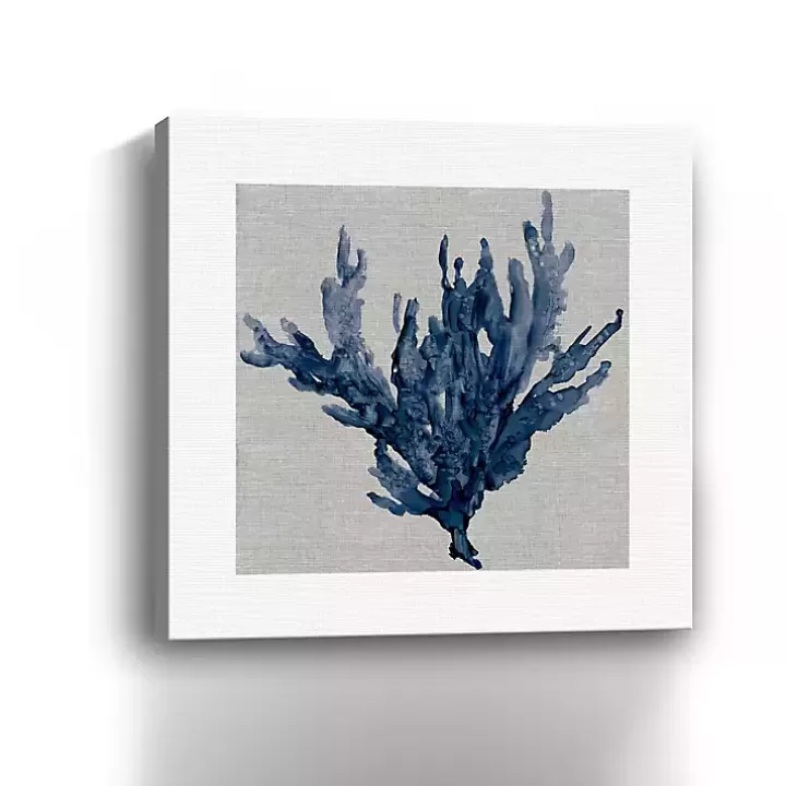 Online Linen Sea Coral I Canvas Art Print Canvas Art