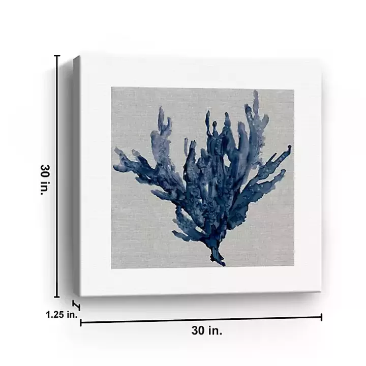 Online Linen Sea Coral I Canvas Art Print Canvas Art