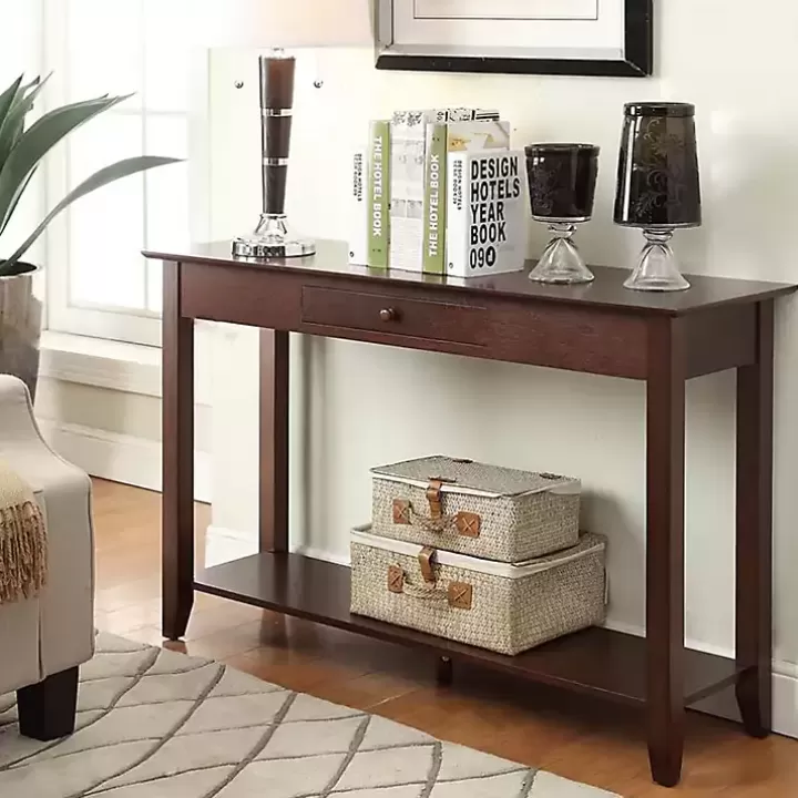 Fashion Long Single Drawer Console Table Console Tables