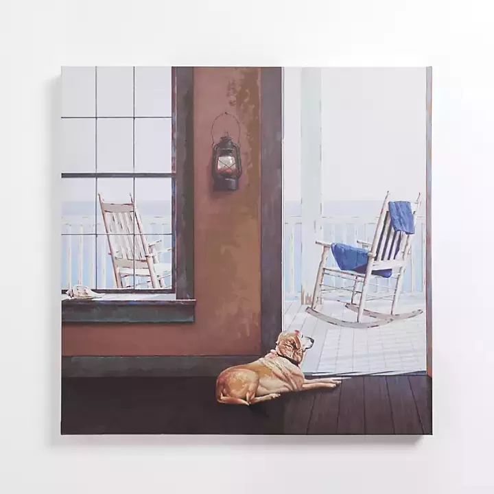 Hot Looking Out At Sea Canvas Art Print Canvas Art