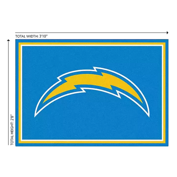Cheap Los Angeles Chargers Area Rug, 3x4 Area Rugs