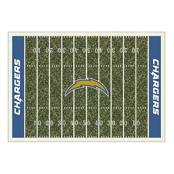 Clearance Los Angeles Chargers Home Field Area Rug, 6x8 Area Rugs