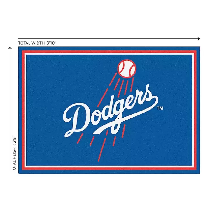 Sale Los Angeles Dodgers Spirit Rug, 3x4 Area Rugs