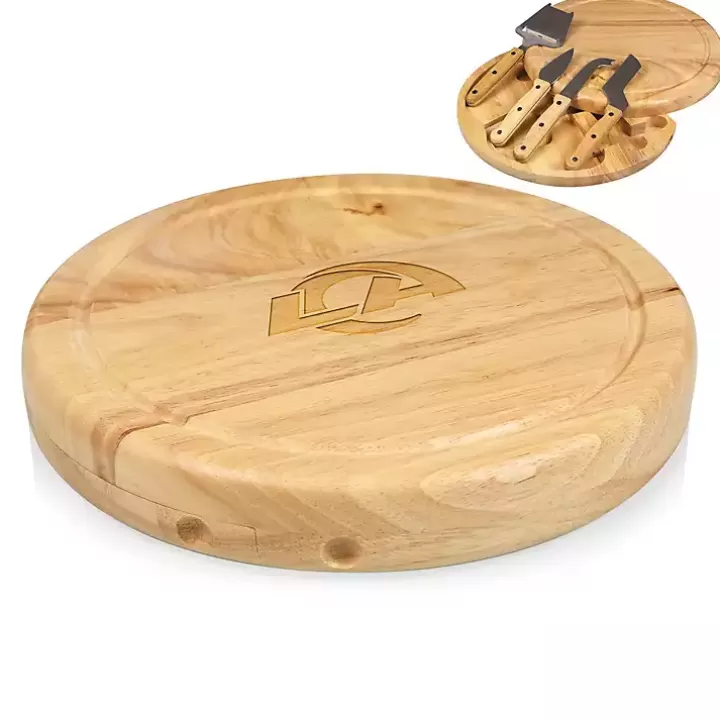 Cheap Los Angeles Rams Cheese Board and Tool Set Serving & Entertaining