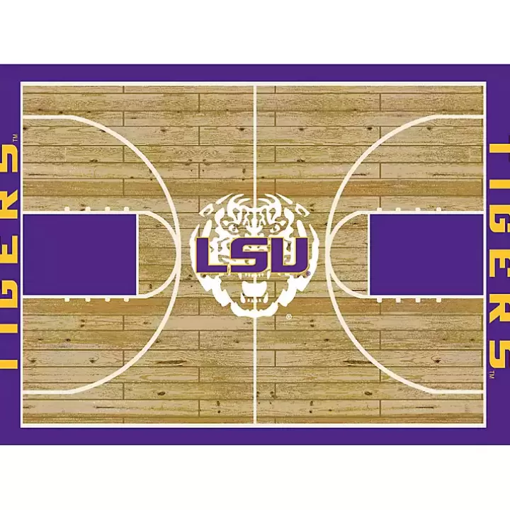 Outlet Louisiana State University Courtside Area Rug, 4x6 Area Rugs