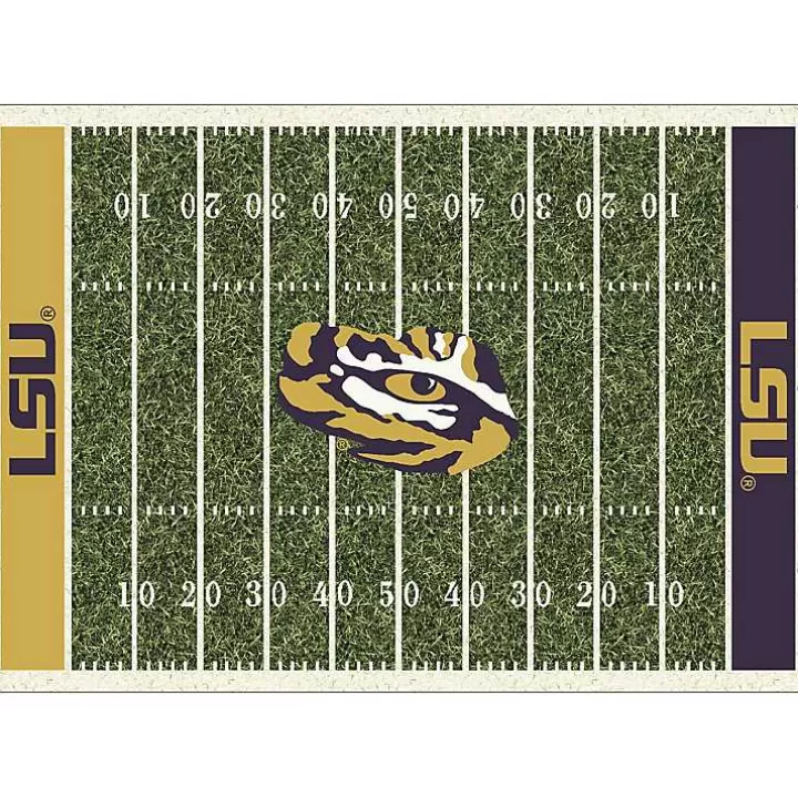 Best Sale Louisiana State University Home Field Area Rug, 6x8 Area Rugs