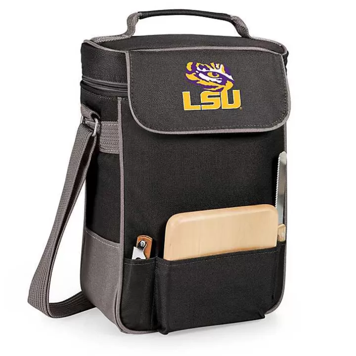 Discount LSU Tigers Wine & Cheese Tote Barware