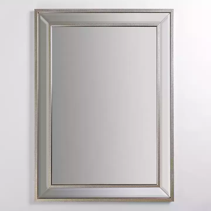 Flash Sale Luxe Silver Wall Mirror, 43 in. Decorative Mirrors