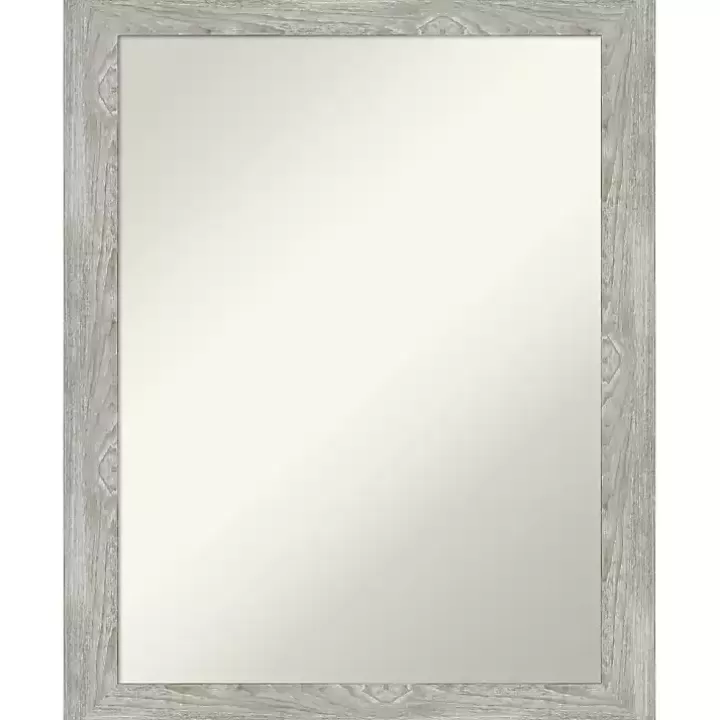Outlet Lyndon Dove Gray Wood Framed Mirror Decorative Mirrors