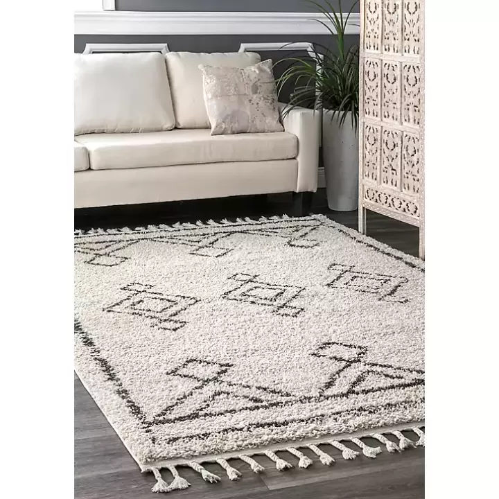 Store Macey Moroccan Diamond Area Rug, 5x8 Area Rugs