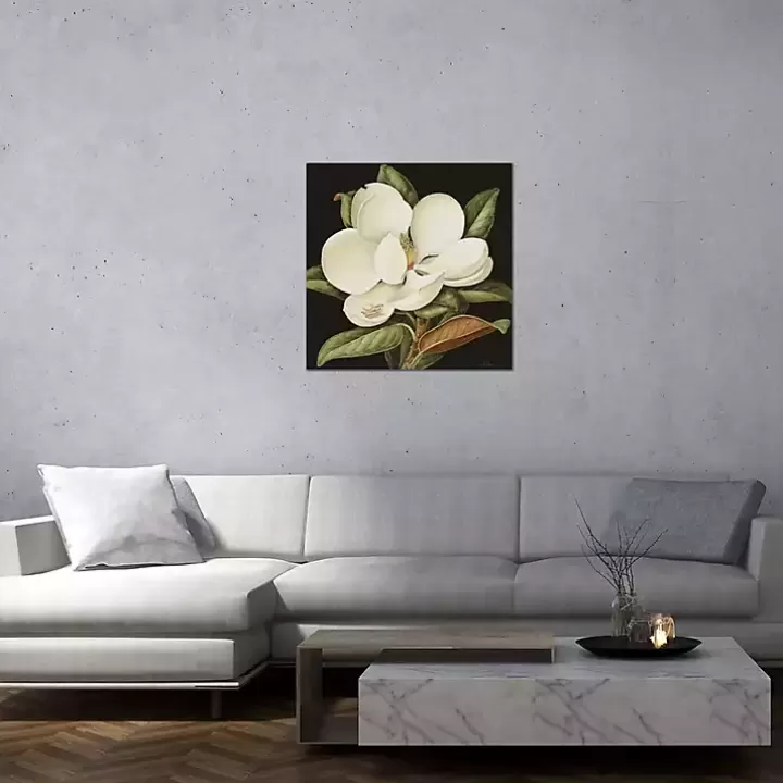 Hot Magnolia Grandiflora Canvas Art Print Canvas Art