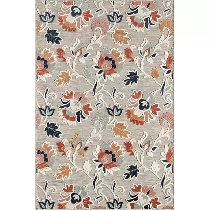 Cheap Mara Floral Blossom Indoor/Outdoor Area Rug, 5x7 Outdoor Rugs