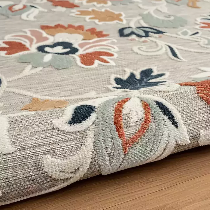 Online Mara Floral Blossom Indoor/Outdoor Area Rug, 7x9 Outdoor Rugs