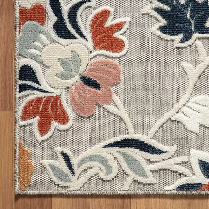 Online Mara Floral Blossom Indoor/Outdoor Area Rug, 7x9 Outdoor Rugs
