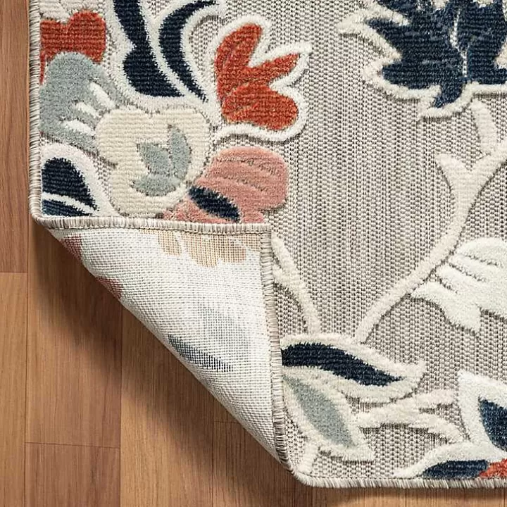Online Mara Floral Blossom Indoor/Outdoor Area Rug, 7x9 Outdoor Rugs
