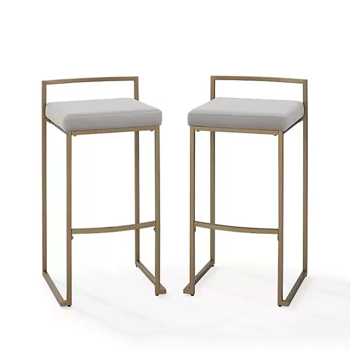 Flash Sale Marley and Gold Bar Stools, Set of 2 Bar Stools & Counter Height Stools