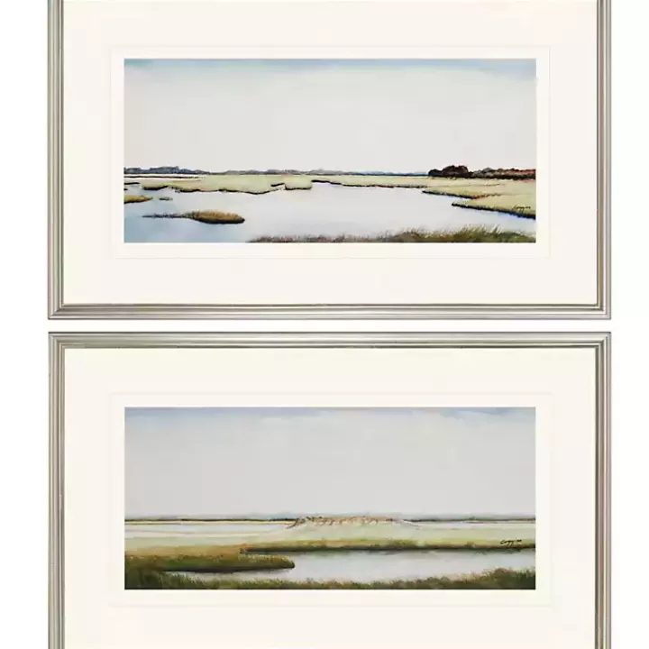 Outlet Marshlands I Framed Art Prints, Set of 2 Framed Art