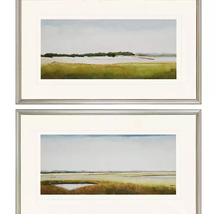 Clearance Marshlands II Framed Art Prints, Set of 2 Framed Art