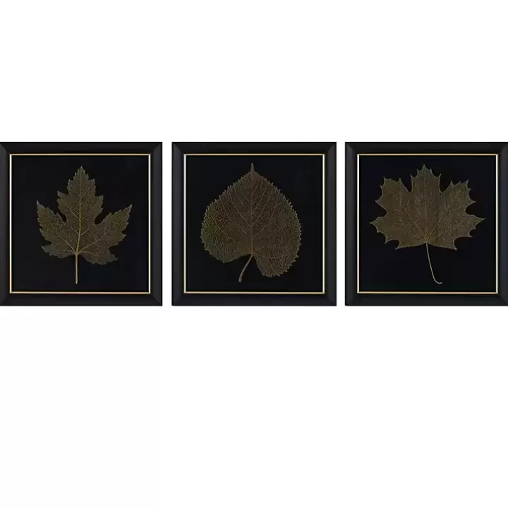 Discount Martha Stewart Leaf Framed Prints, Set of 3 Framed Art