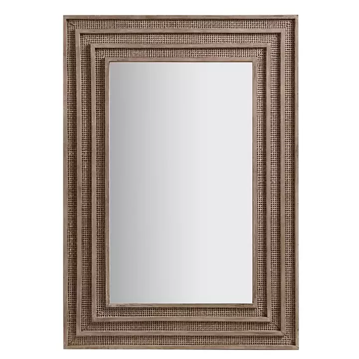 Flash Sale Martha Stewart Natural Naomi Wall Mirror Decorative Mirrors