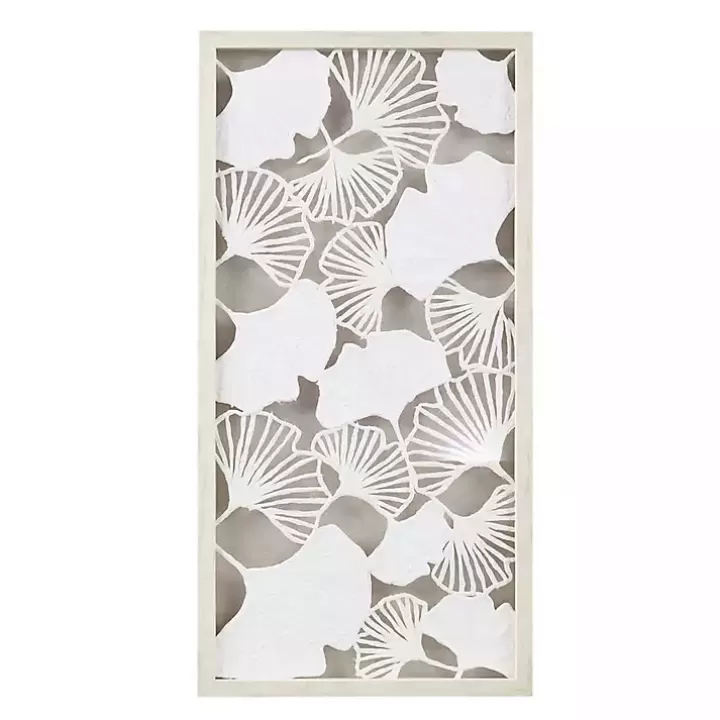 Flash Sale Martha Stewart Rice Paper Ginkgo Leaf Wall Plaque Wall Plaques