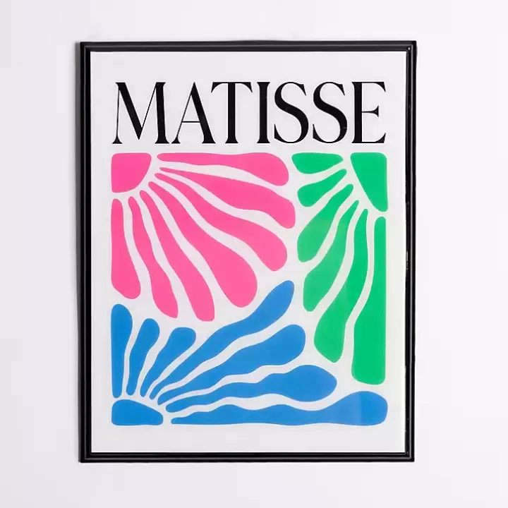 Clearance Matisse Tricolor Floral Wall Plaque Wall Plaques