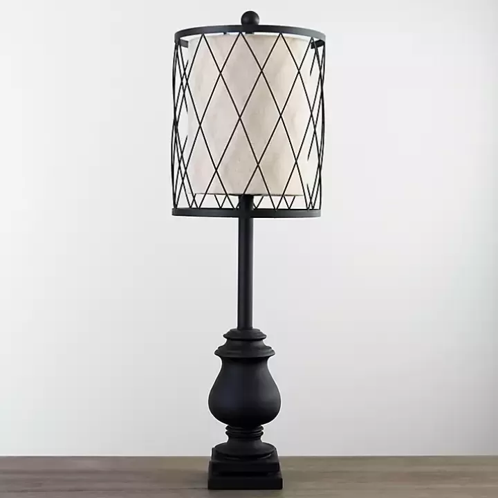 Discount Matte Buffet Lamp with Wire Shade Buffet Lamps