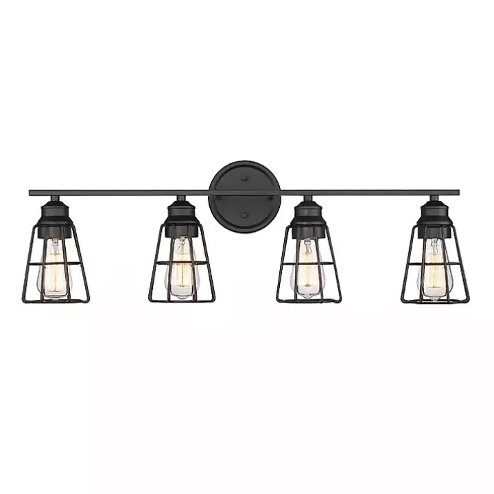 Cheap Matte Cage Shade Vanity Light Flush Mount Lighting