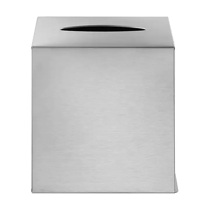 Fashion Matte Stainless Steel Nexio Tissue Box Cover Bathroom Accessories