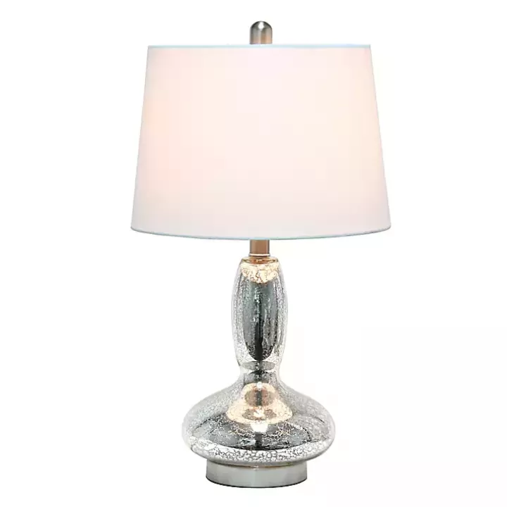 Flash Sale Mercury Glass Curvy Table Lamp Table Lamps