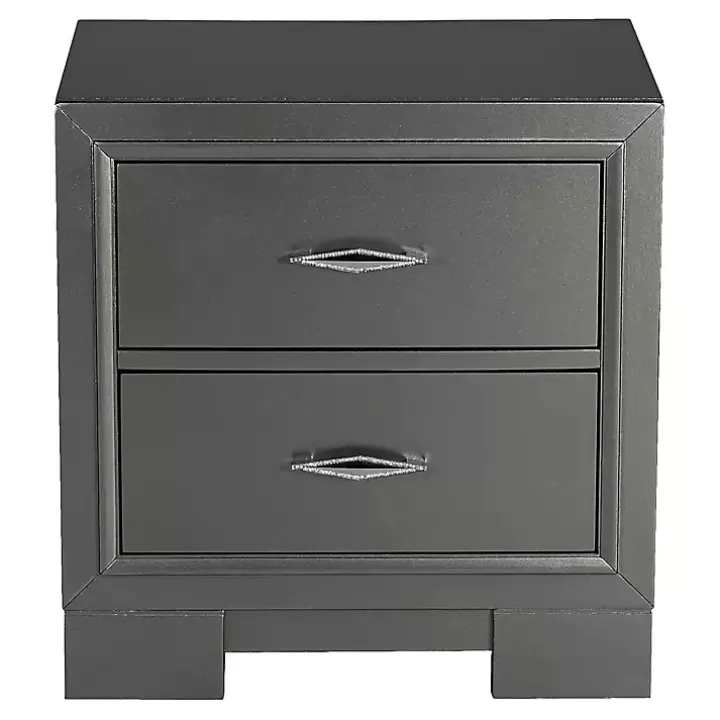 Best Metallic Wood Jovan Nightstand Nightstands