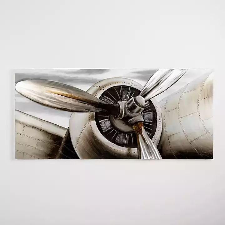 Cheap Metallic Propeller Canvas Art Print Canvas Art