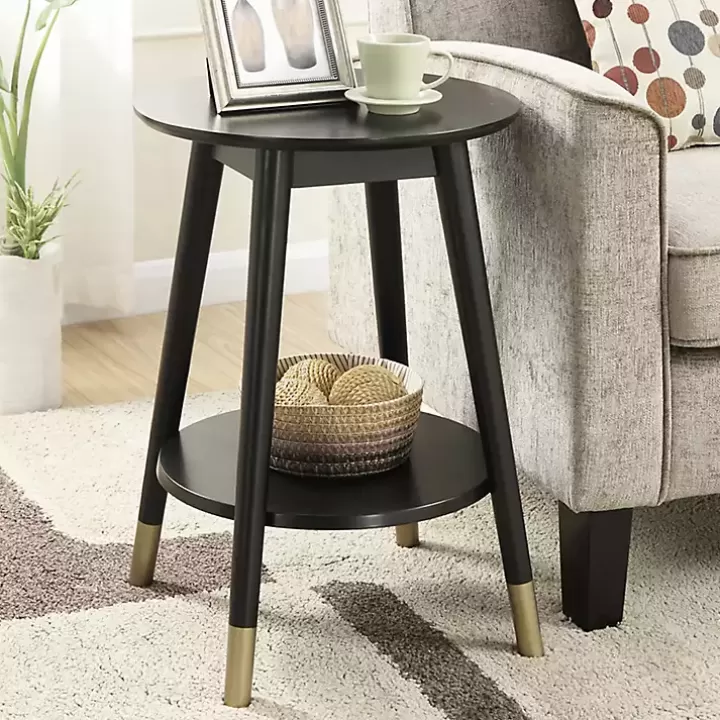 Cheap Mia Round Accent Table Accent & End Tables