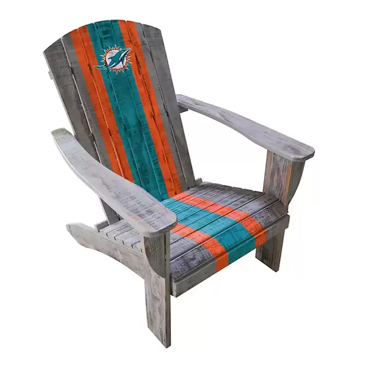 Shop Miami Dolphins Adirondack Outdoor Chair Outdoor Seating