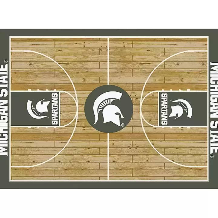 Sale Michigan State Courtside Area Rug, 4x6 Area Rugs