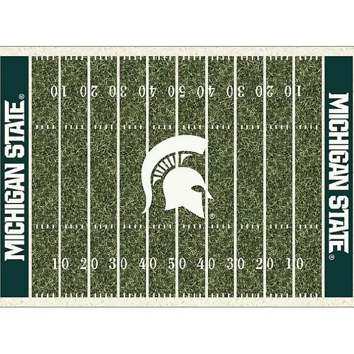 Clearance Michigan State Home Field Area Rug, 6x8 Area Rugs