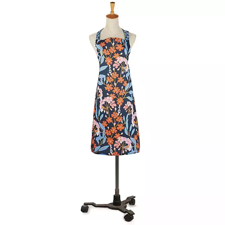 Shop Midnight Floral Bistro Apron Kitchen Accessories