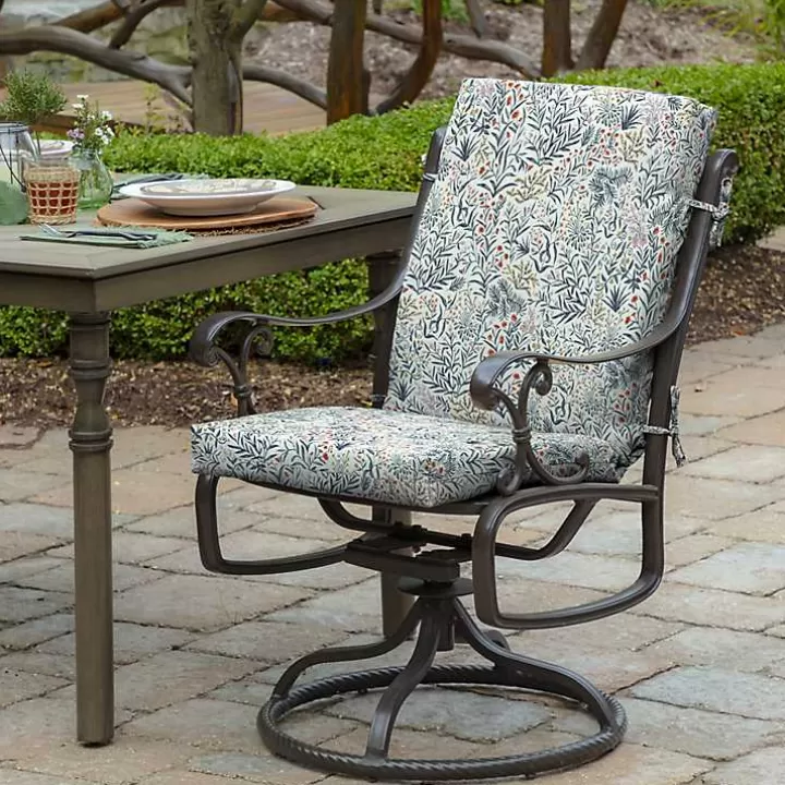 Discount Millennial Leaf Luxe Outdoor Dining Chair Cushion Outdoor Cushions & Pillows