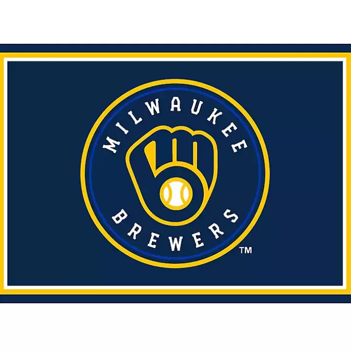 New Milwaukee Brewers Spirit Rug, 3x4 Area Rugs