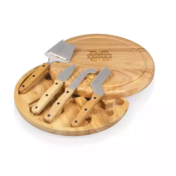 New Mississippi State Cheese Board and Tool Set Serving & Entertaining