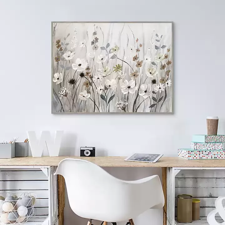 Store Misty Meadow Framed Canvas Art Print Framed Art