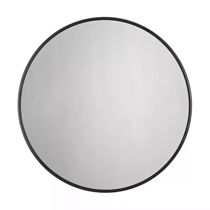 Store Modern Metal Round Wall Mirror Framed Mirrors