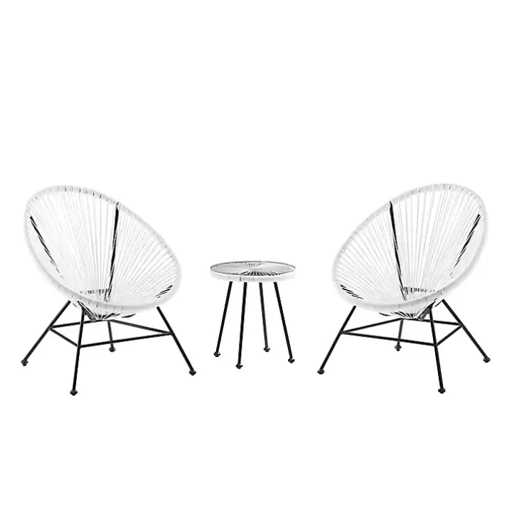 Shop Modern Wicker 3-pc. Outdoor Patio Set Outdoor Sets