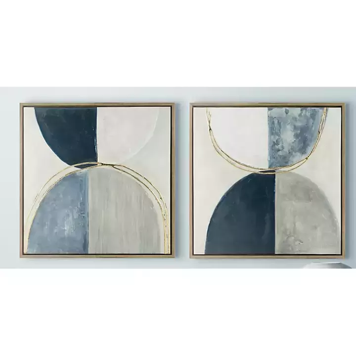 Store Moon Phase Framed Canvas Art Print, Set of 2 Canvas Art