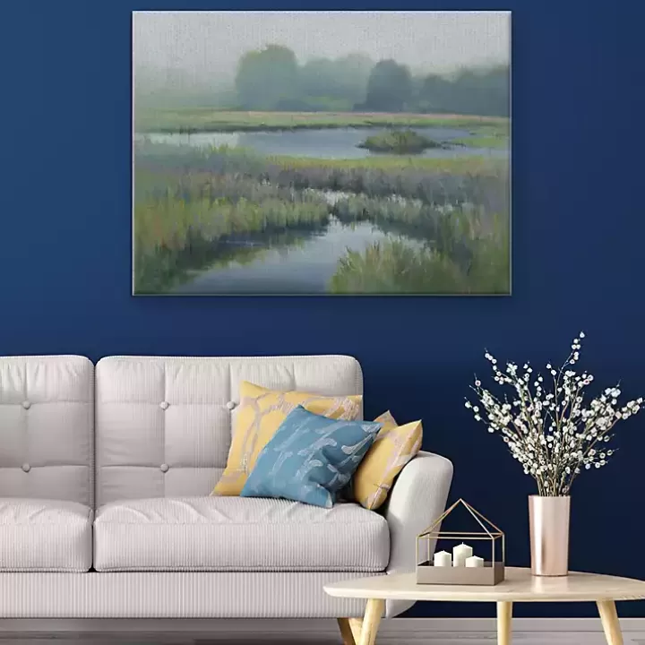 Sale Morning at Edmund's Marsh Canvas Art Print Canvas Art