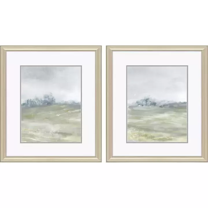 Cheap Morning Mist Framed Canvas Art Prints, Set of 2 Framed Art