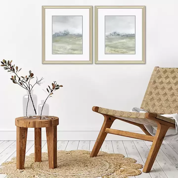 Cheap Morning Mist Framed Canvas Art Prints, Set of 2 Framed Art